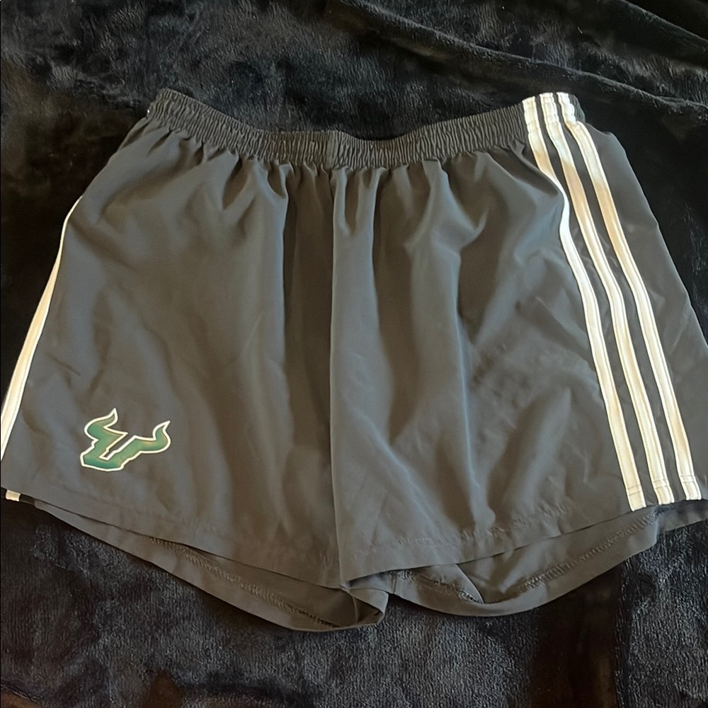 adidas Black and White Athletic Shorts
